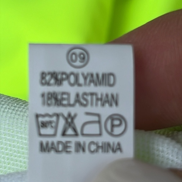 NWT Goodnight Macaroon Neon Green Cut-Out One-Piece Swimsuit Size Small - Picture 10 of 11